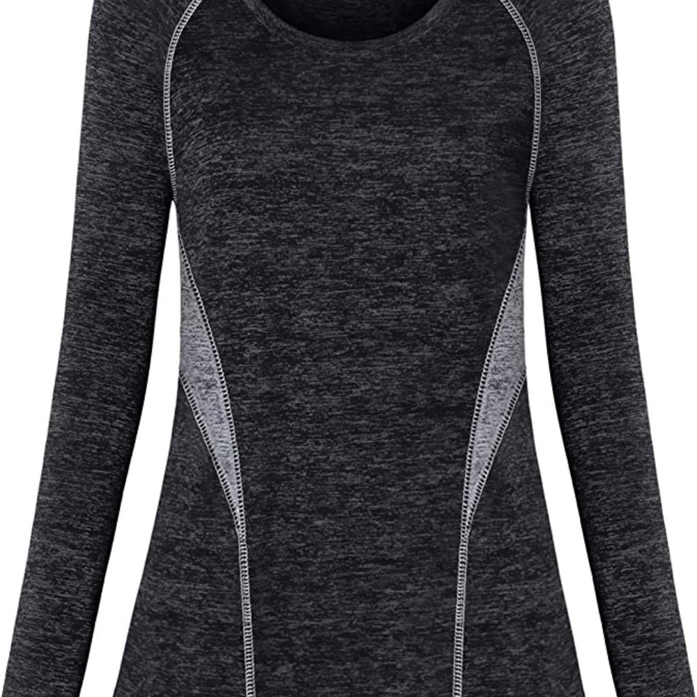 MISS FORTUNE Women's Active Wear Exercise Top Yoga Shirt Size large